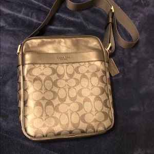 Authentic coach messenger bag